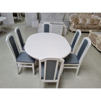 SET MARCO 38 MASA 106/141 CM + 6 SCAUNE PERSONALIZABIL PE CULORI