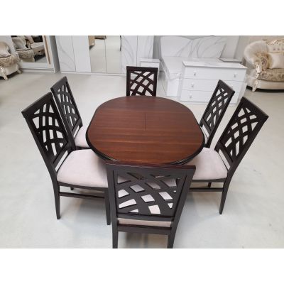 SET MARCO 55 MASA 106/414 + 6 SCAUNE PERSONALIZABIL PE CULORI