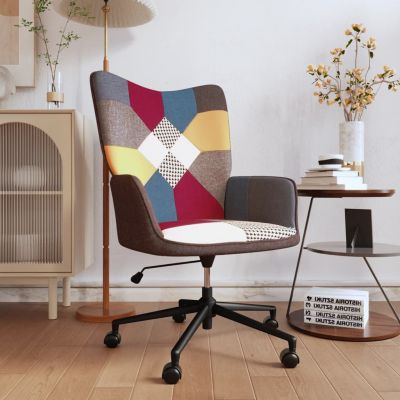 vidaXL Scaun de relaxare, textil, petice