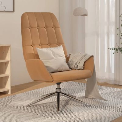 vidaXL Scaun de relaxare, gri taupe, piele întoarsă artificială