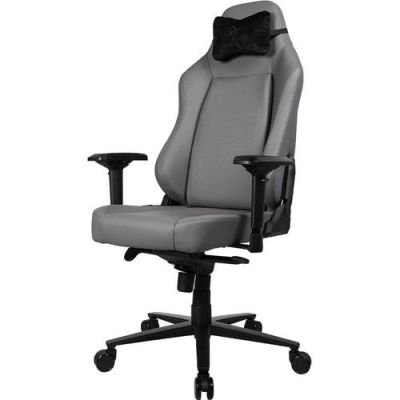 Scaun Gaming Arozzi Primo, piele premium, reglabil, Gri