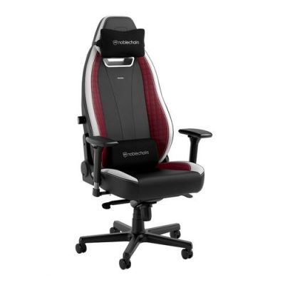 Scaun Gaming Noblechairs SGL, NBL-LGD-GER-BWR-SGL LEGEND BWR, High-Tech PU leather (Negru/Alb/Rosu)