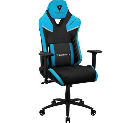 Scaun Gaming Aerocool ThunderX3 TC5 Max, Spatar si Cotiere reglabile, Azure Blue