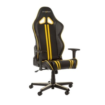 Scaun gaming DXRacer Racing R9, Galben