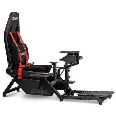 Scaun Gaming Flight Simulator Negru/Rosu