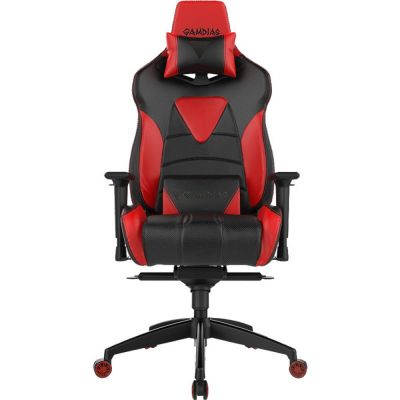 Scaun Gaming Gamdias Achilles M1 L, Iluminare RGB, Rosu