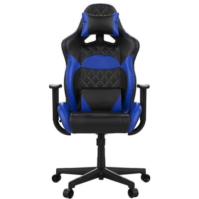 Scaun gaming Gamdias Zelus E1 L, Negru/Albastru