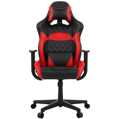 Scaun gaming Gamdias Zelus E1 L, Negru/Rosu