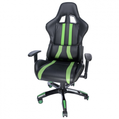 Scaun Gaming Greutate Max. 120kg 695 x775 x 1260~1320mm Negru/Verde