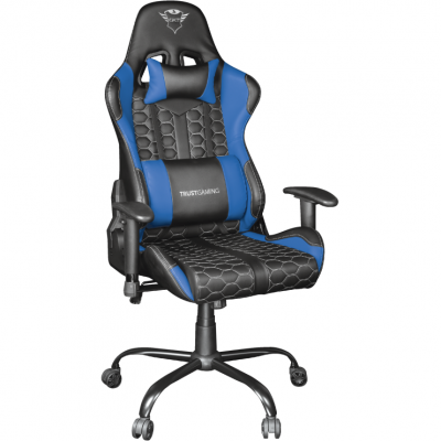 Scaun Gaming GXT 708B Resto Negru/Albastru