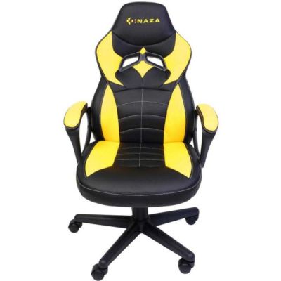 Scaun gaming Inaza Knight, Negru cu galben