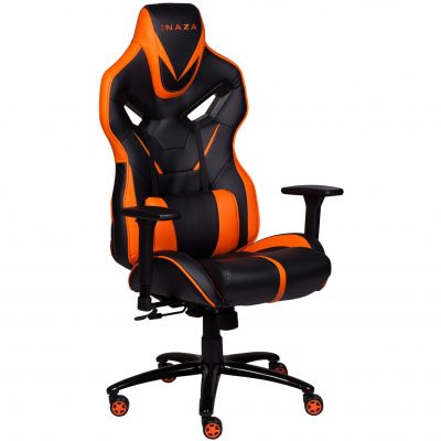 Scaun gaming Inaza Predator PR01-BO, Negru/Portocaliu
