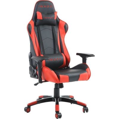 Scaun gaming Inaza Victus VI01-BR, Negru/Rosu