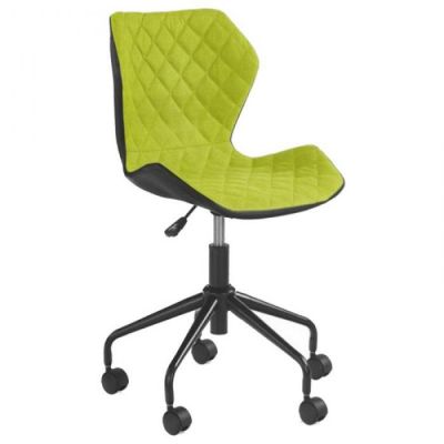 Scaun birou copii HM Matrix negru - verde