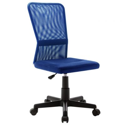 Scaun de birou albastru 44x52x100 cm țesătură plasă