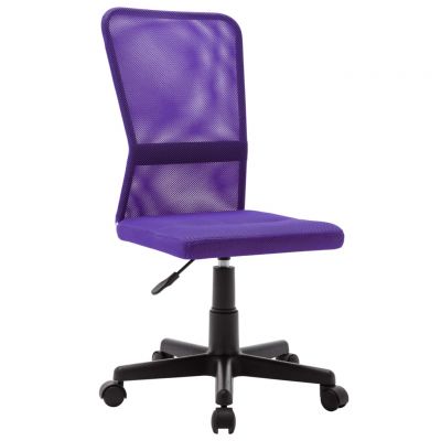Scaun de birou violet 44x52x100 cm țesătură plasă