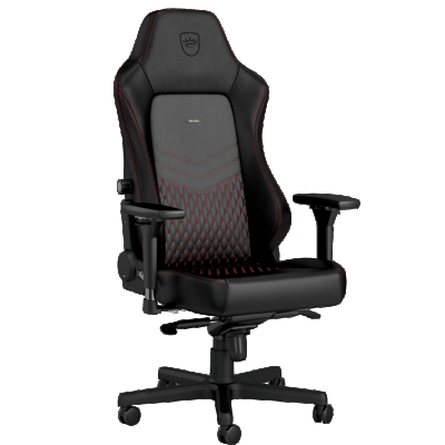 Scaun gaming Noblechairs HERO Real Leather Black/Red