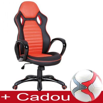 Scaun gaming SL Q105 negru - portocaliu