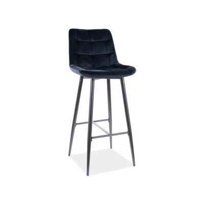 Scaun de bar Chic H-1 Negru – 109 cm