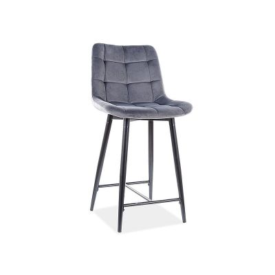 Scaun de bar Chic H-2 Gri – H92 cm