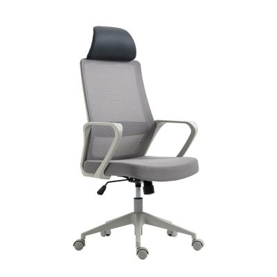 Scaun Birou Adore Neo reglabil, 58 x 121-131 x 56 , Gri - Rosu