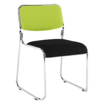 Scaun conferinta verde negru Bulut 50x56x76 cm