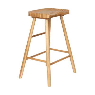Scaun de bar în culoare naturală din lemn de stejar (înălțime șezut 65,5 cm) Vander – White Label