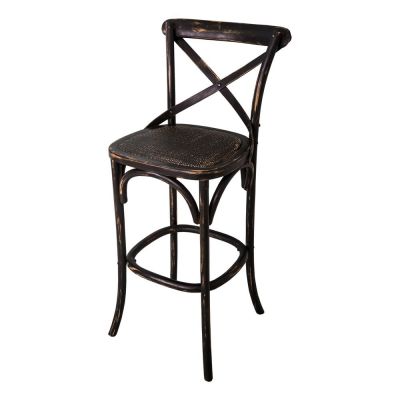 Scaun de bar negru 111 cm – Antic Line