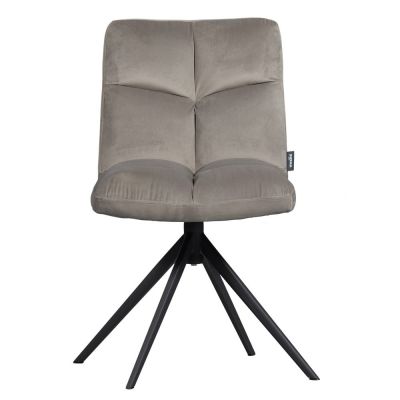 Scaun dining gri rotativ Vinny – WOOOD