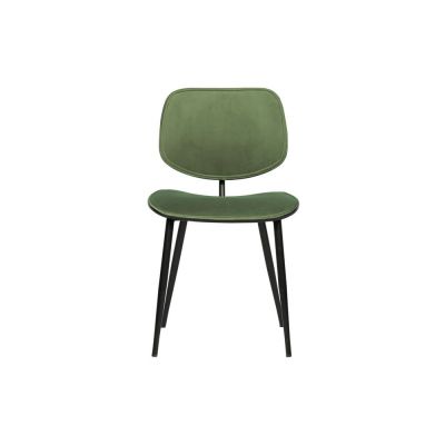 Scaun dining verde din catifea Jackie – WOOOD la reducere