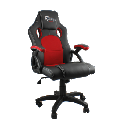 Scaun Gaming White Shark KINGS THRONE, Negru/Rosu