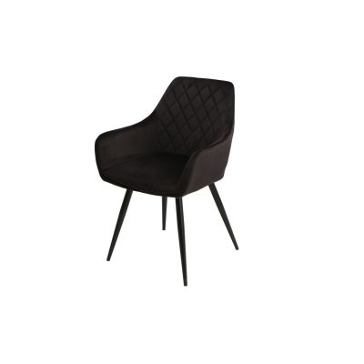 Scaun Lisbona, 43x56.5x87 cm, Negru
