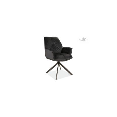 Scaun Rotativ Boogie II Velvet Negru Bluvel 19 ieftin