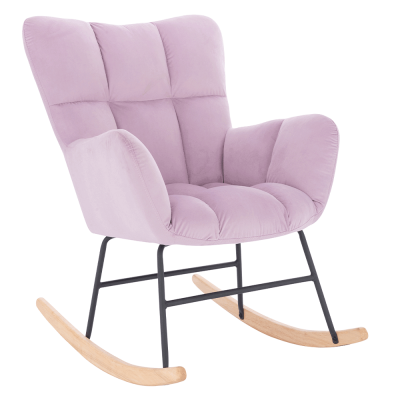 Scaun balansoar design, roz, KEMARO