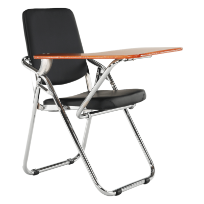 Scaun conferinta cu masuta, negru/natural, SONER
