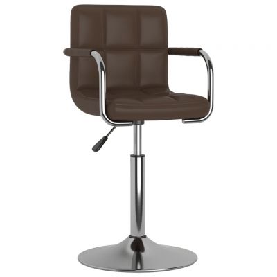 Scaun de bucatarie, maro, piele ecologica,3087909