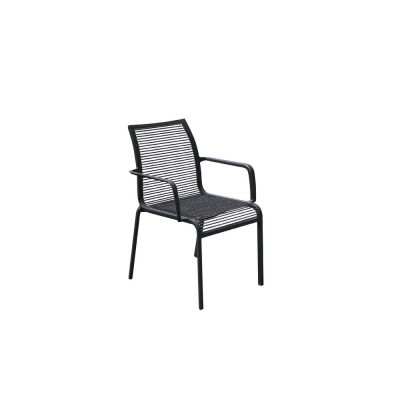 Scaun de gradina Soho Alba negru