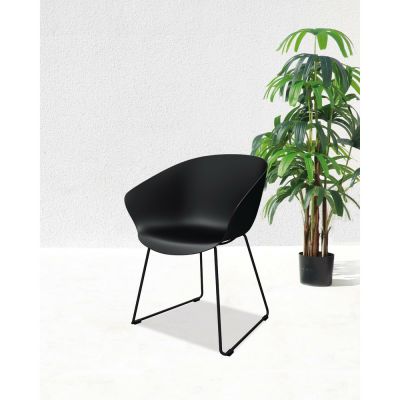Scaun de gradina Soho Burrano negru