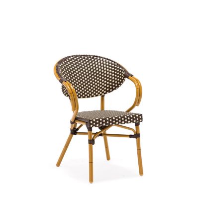 Scaun de gradina Soho Honfleur bej/maro inchis