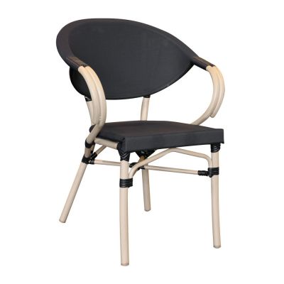 Scaun de gradina Soho Honfleur negru