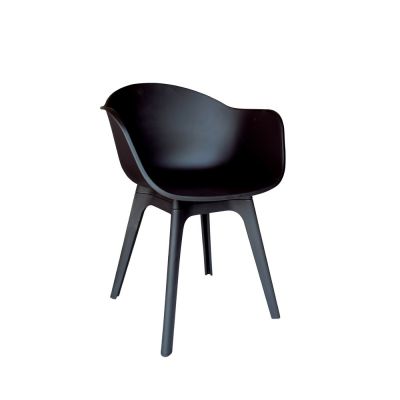 Scaun de gradina Soho Mona negru mat