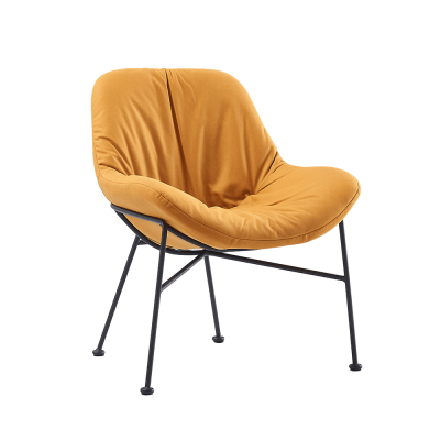 Scaun de masa, tesatura gen piele periata, camel, KALIFA