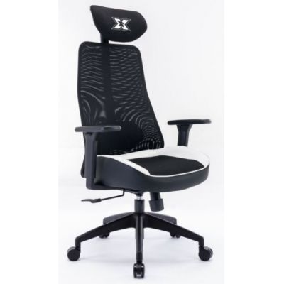 Scaun gaming Serioux Kyrian Black / White