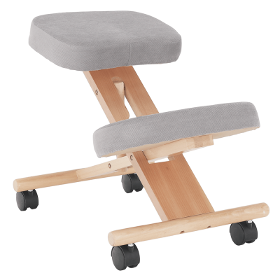 Scaun genunchi ergonomic, gri-maro Taupe / fag, FLONET