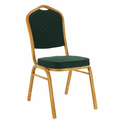 Scaun stivuitor, verde / vopsea aurie, ZINA 3 NOU