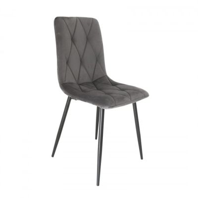 Scaun tapitat VELVET, 40x43x91 cm