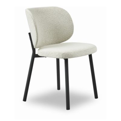 Scaune de dining albe 2 buc. Swan – Unique Furniture
