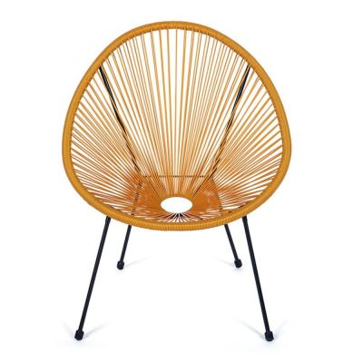 Fotoliu de grădină galben din metal/din plastic Avocado Comfort – Bonami Selection