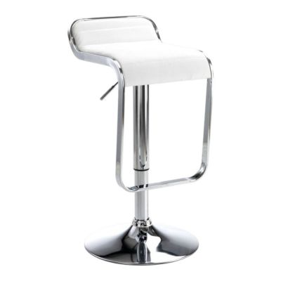 Scaun de bar alb/argintiu 67 cm Snappy – Tomasucci
