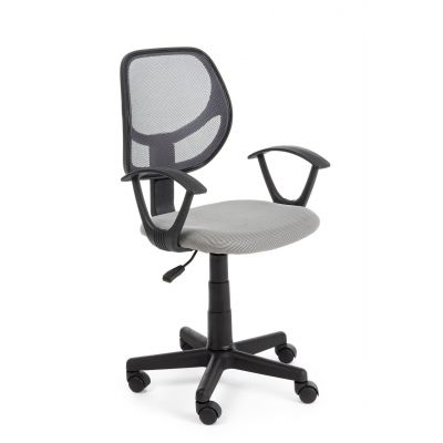Scaun de birou Ella, Bizzotto, mesh/nailon, gri